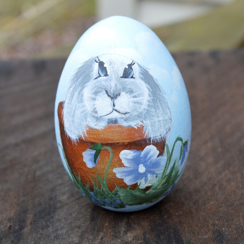 Wooden Easter Egg