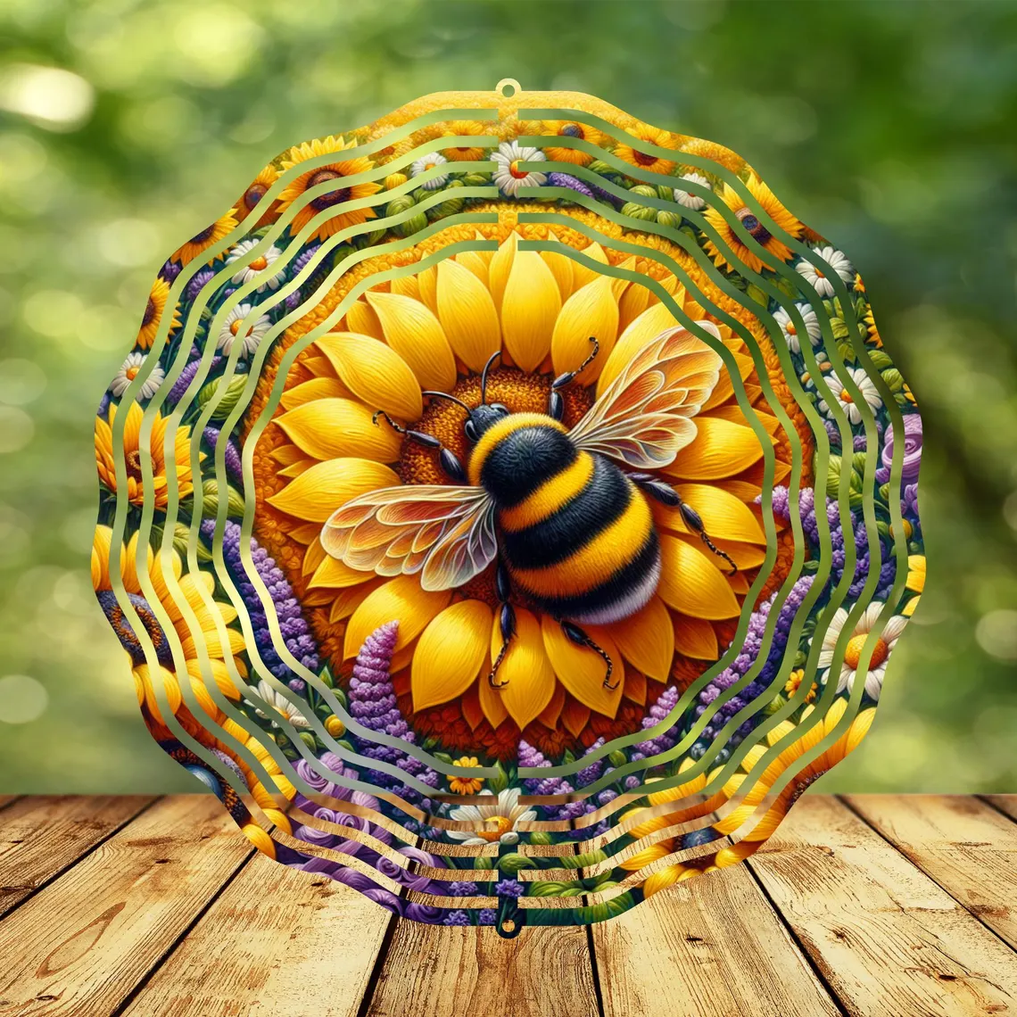 🔥Painted Rotating Wind Chime Pendant