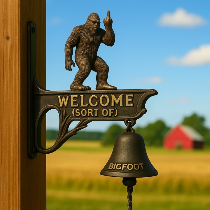 🏕️Call of the Wild: Bigfoot Hanging Bell