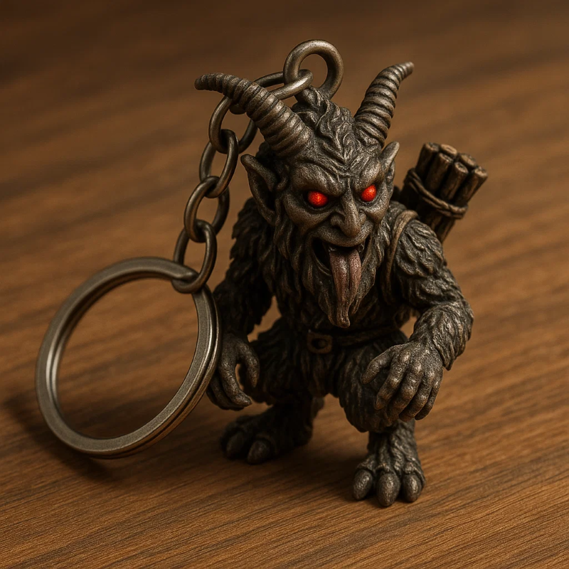 Krampus Keychain Pendant