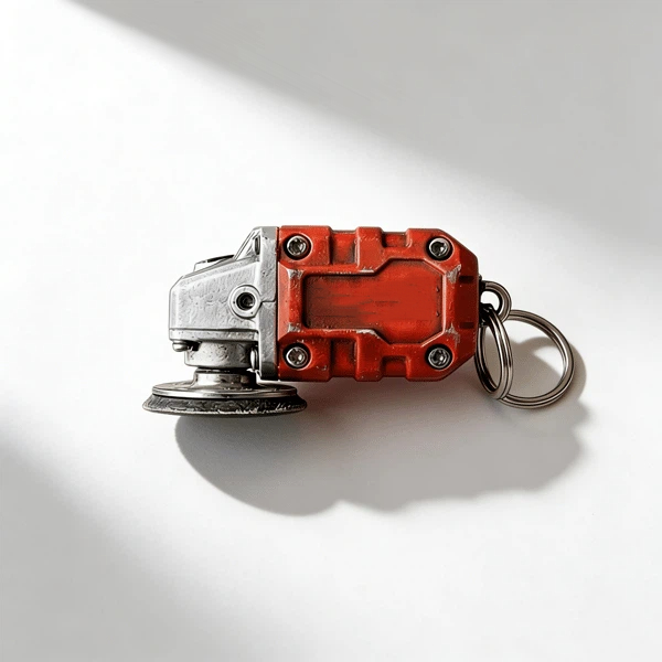 🛠️2-in-1 Mini Grinder Keychain: On-the-Go Smoothing Tool + Tool Enthusiast Collectible