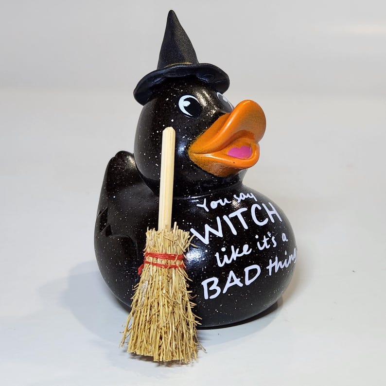 Halloween WITCH Rubber Duck Gift Bedazzled Collectible Cruise