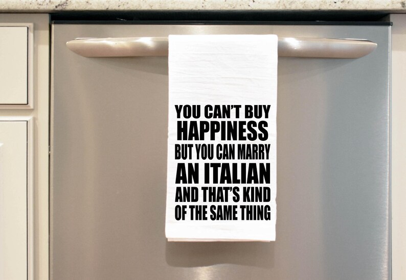 Funny Champagne Friend kitchen towel