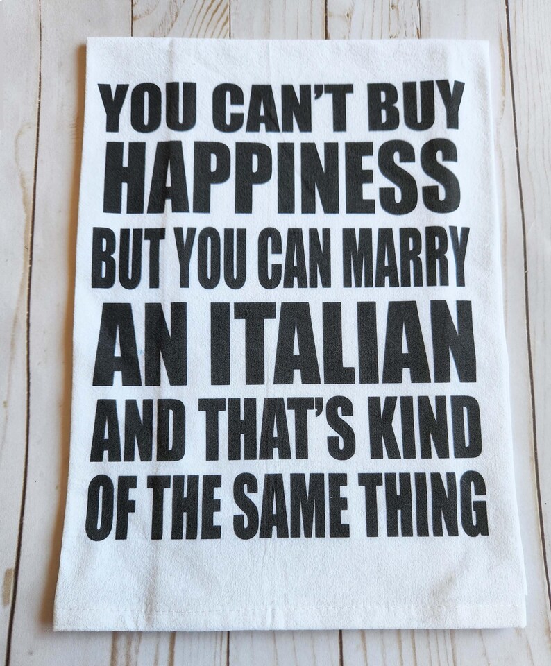 Funny Champagne Friend kitchen towel