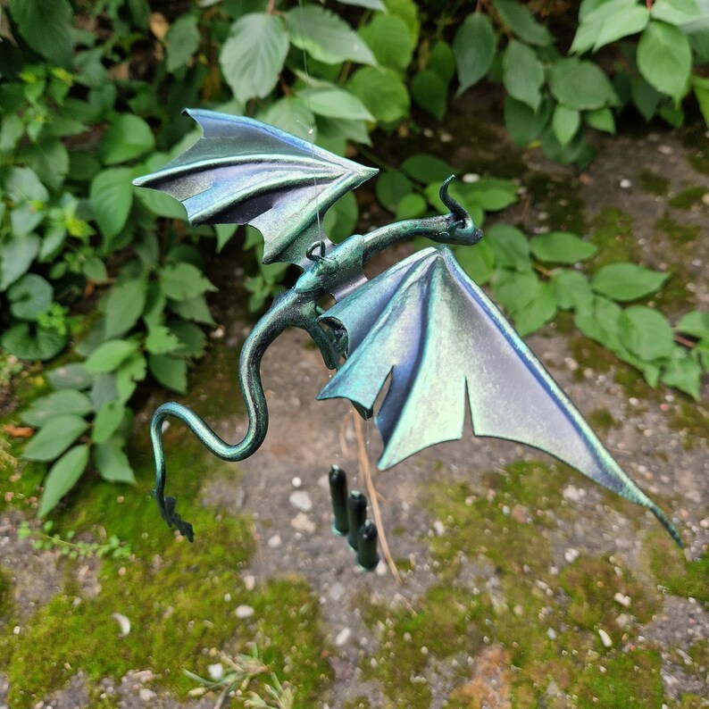 Metal Dragon Wind Chime