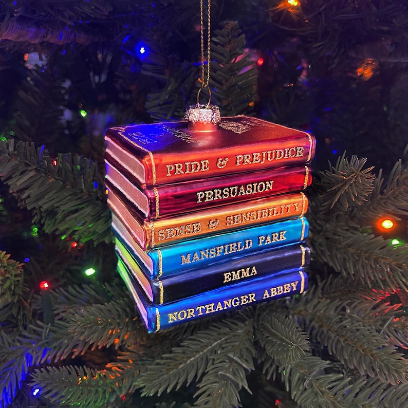 Jane Austen Christmas Tree Ornament