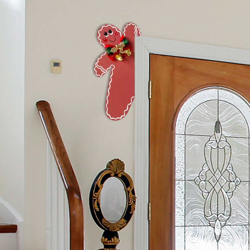 Christmas Gingerbread door or window decor