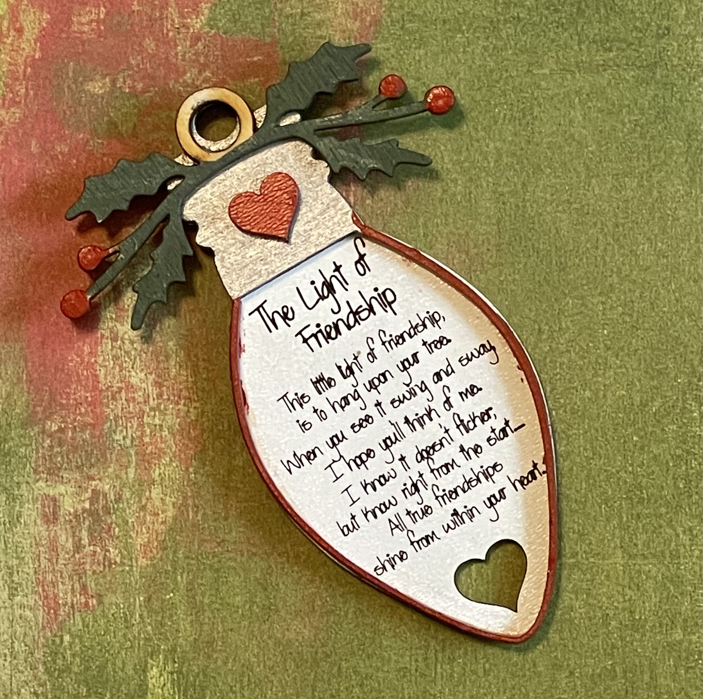 Friend Christmas Ornament