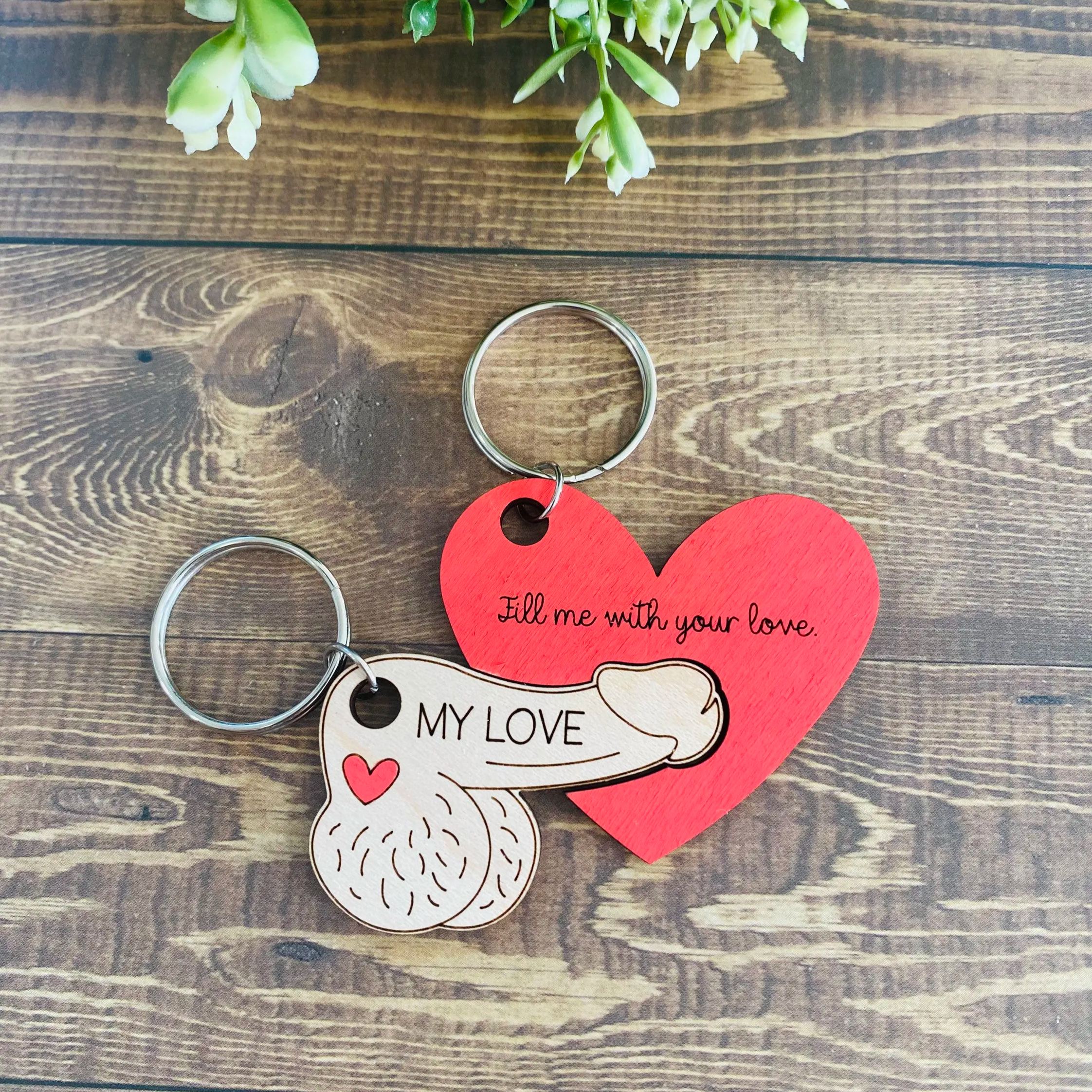  Funny Inappropriate Keychain Gift