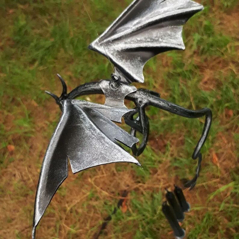 Metal Dragon Wind Chime
