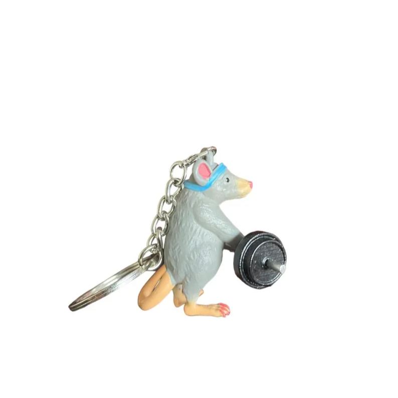Gym Rat Keychain