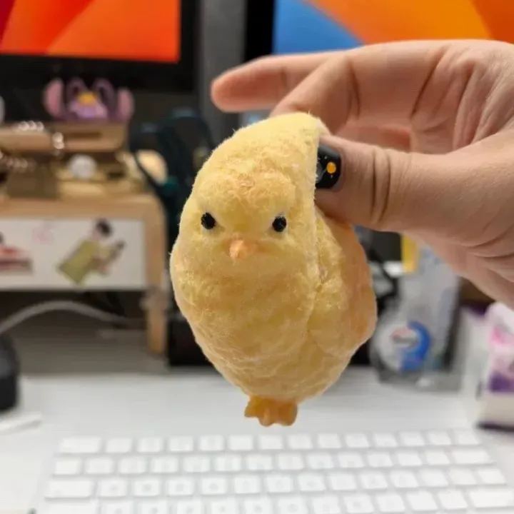 🔥Handmade Ultra Soft Furry Chick Toys