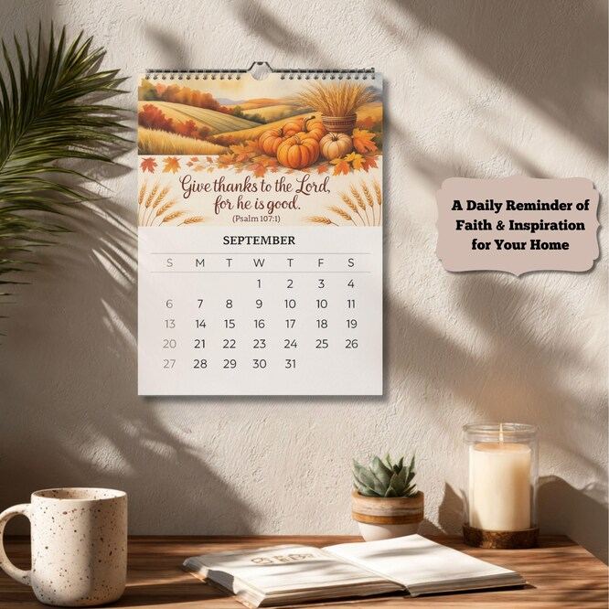 2026 Christian Wall Calendar