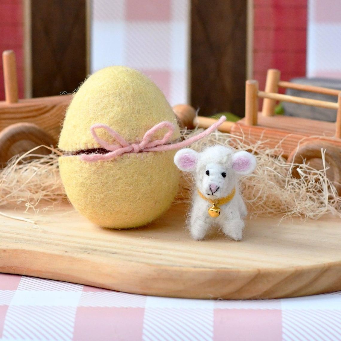 Surprise Easter Egg from Wool Felt