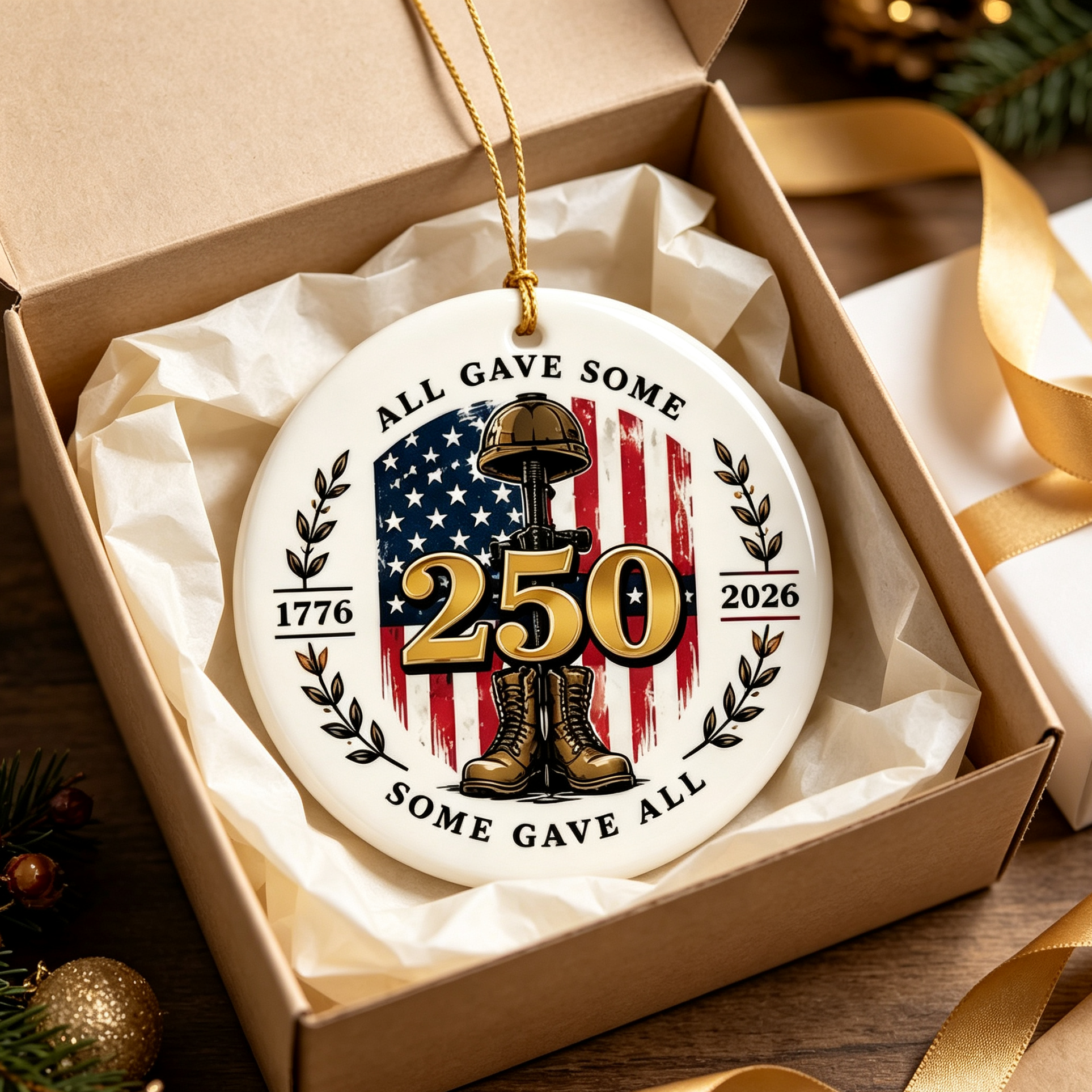 America 250 Ceramic Keepsake Ornament Collection