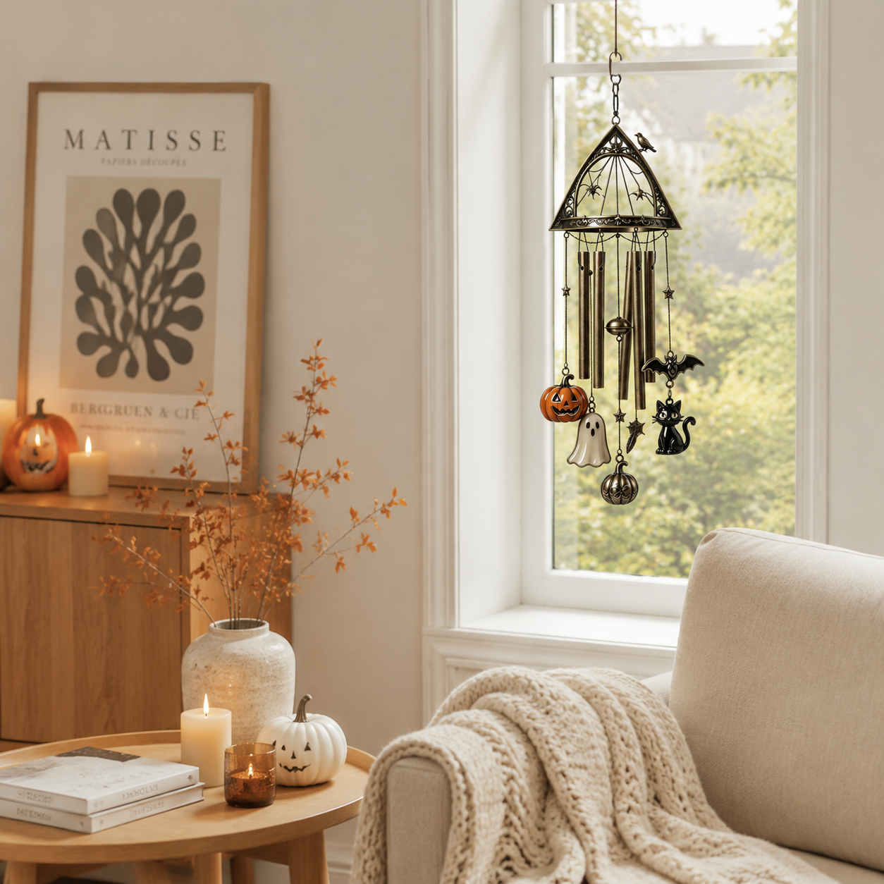 🎃 Halloween Wind Chime, Every Breeze Tells an Autumn Story