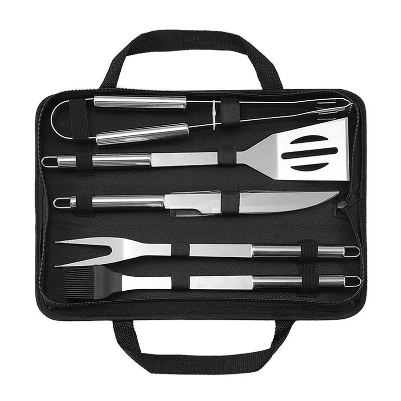 BBQ Grill Tool Set Barbecue Tools Outdoor Camping Cooking Tools Set-Grand Kitchen