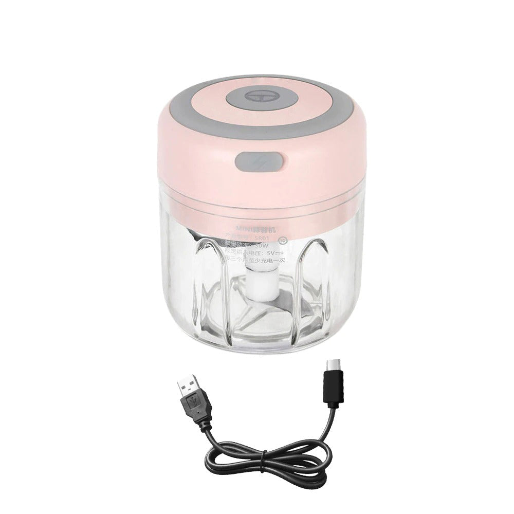 Mini Electric Garlic USB Charging Ginger Masher Crusher Machine-Grand Kitchen