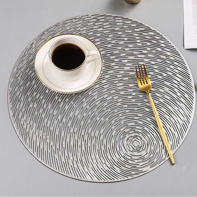 Table Mats Coasters Pad Round Placemat Heat Wear Resistant Placemat-Grand Kitchen