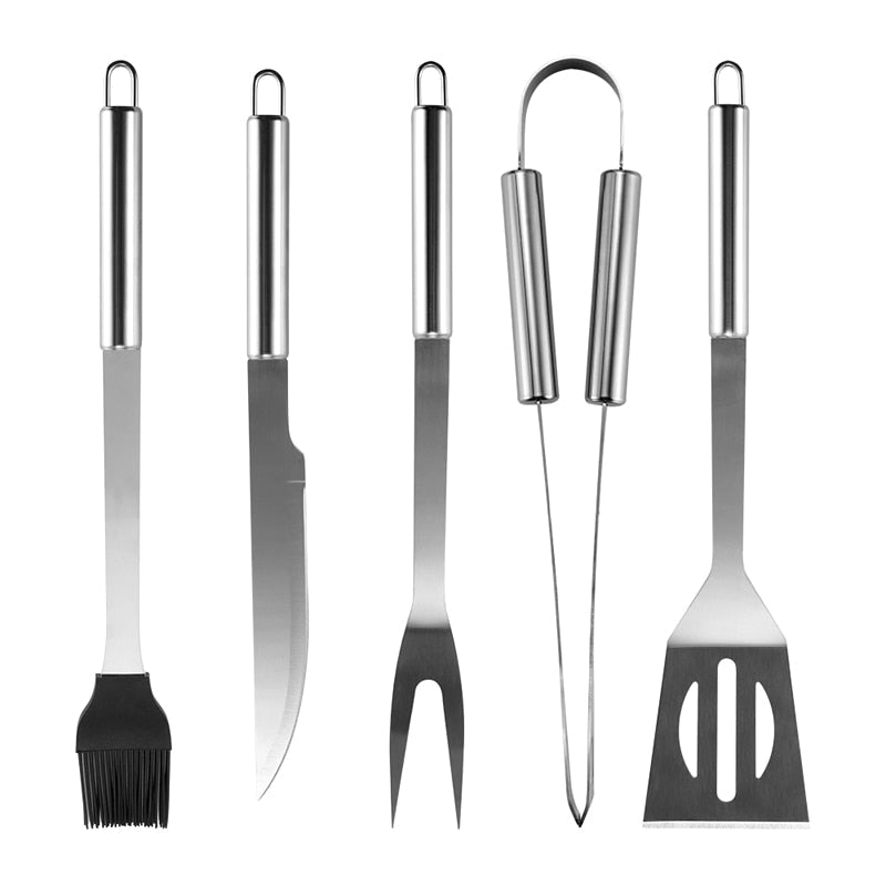 BBQ Grill Tool Set Barbecue Tools Outdoor Camping Cooking Tools Set-Grand Kitchen