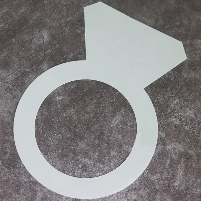 Safe Stencil For Cake Decorating Shape Cake Diamond Ring Template-Grand Kitchen