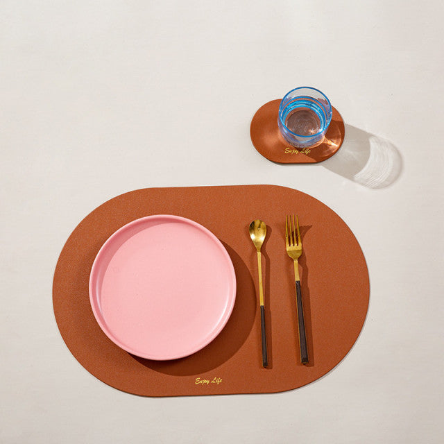 Placemat for Dining Table Waterproof Non-Slip Place Mat Set-Grand Kitchen