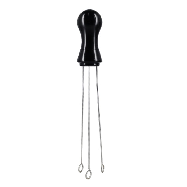 Wood Handle Stainless Steel Espresso Coffee Tamper Stirring Needle-Grand Kitchen