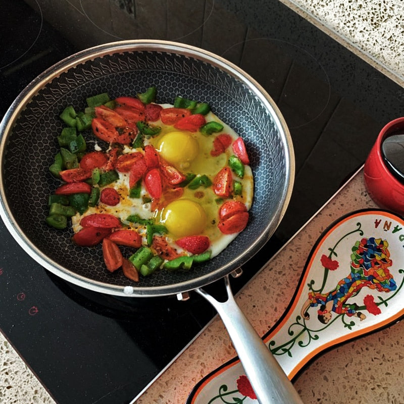 Nonstick Fry Pan Skillet Multipurpose Cookware Use for Home Kitchen-Grand Kitchen