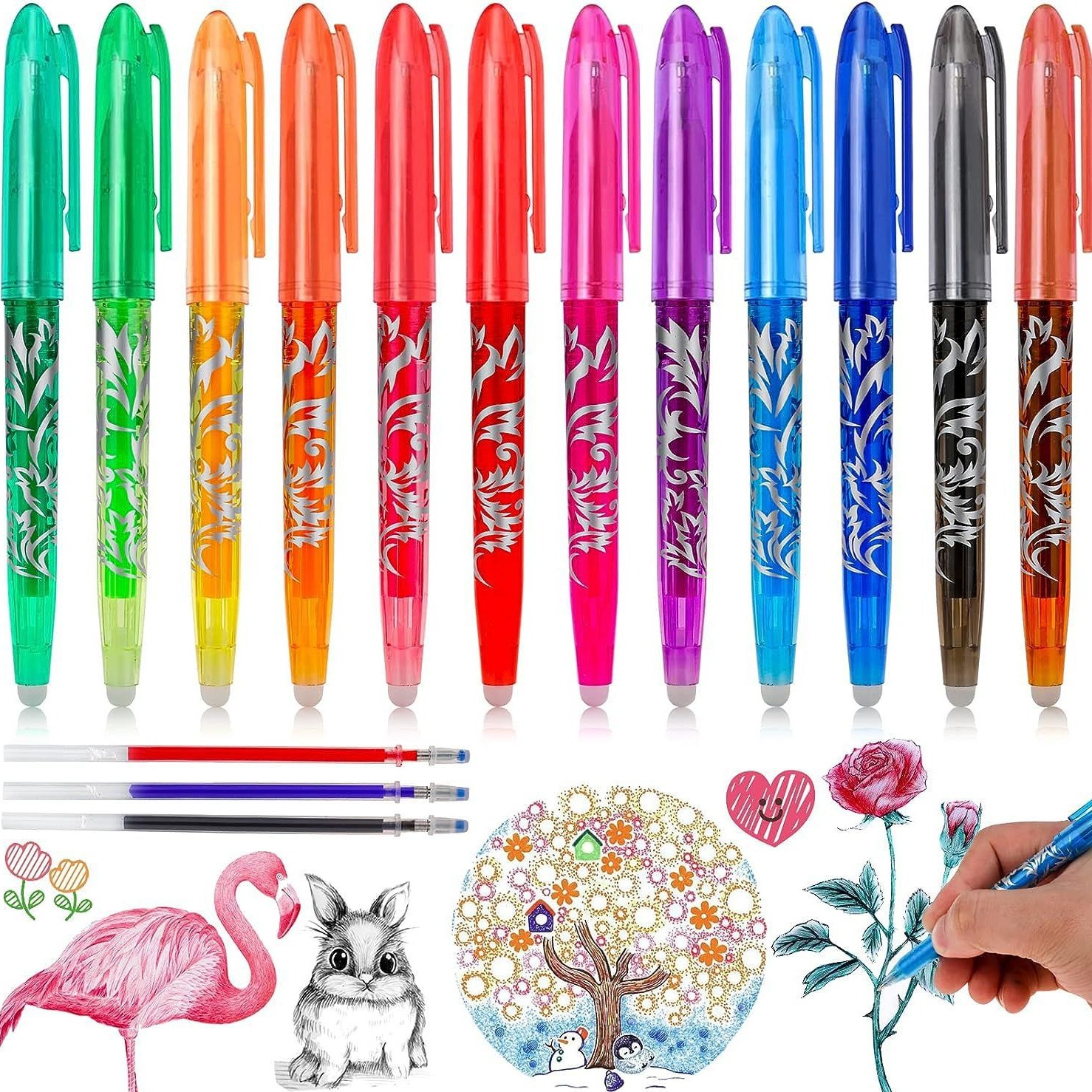 Erasable Gel Ink Colors Pen