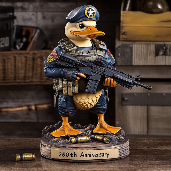 Tactical Duck Warrior Statue – 250th Anniversary Edition