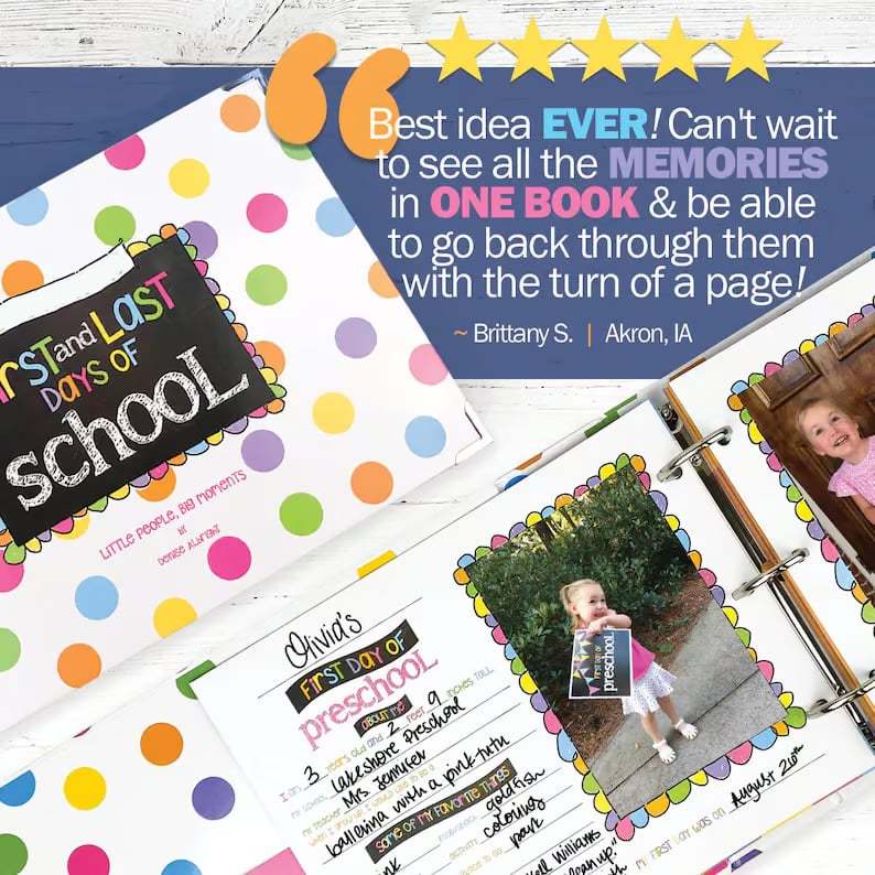 📚Easiest School Days Memory Album