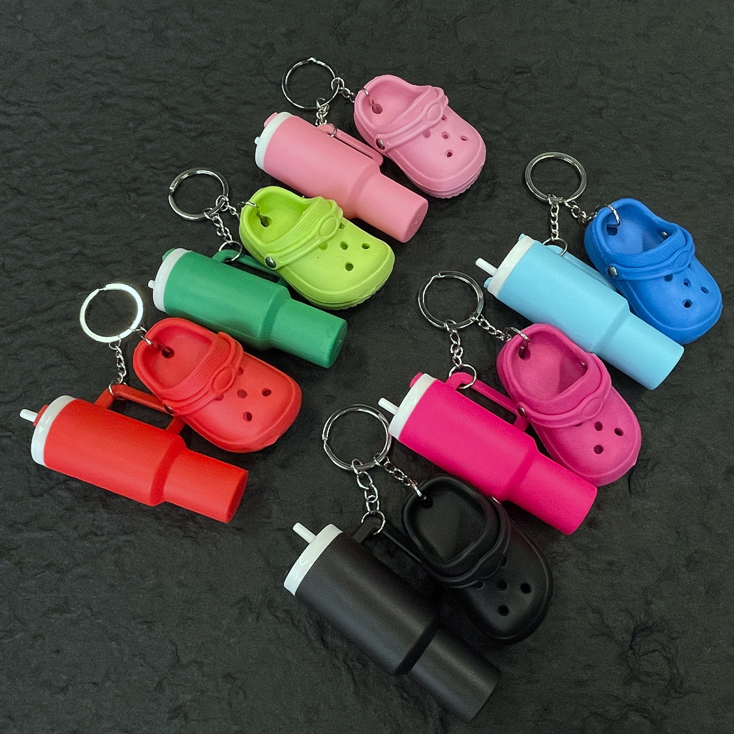 Mini cup + Crocs keychain