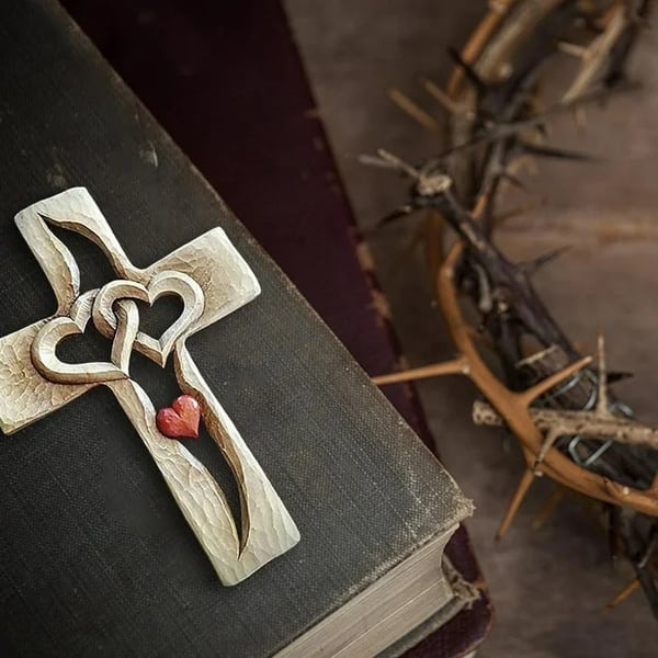 ❤️Cross Intertwined Hearts