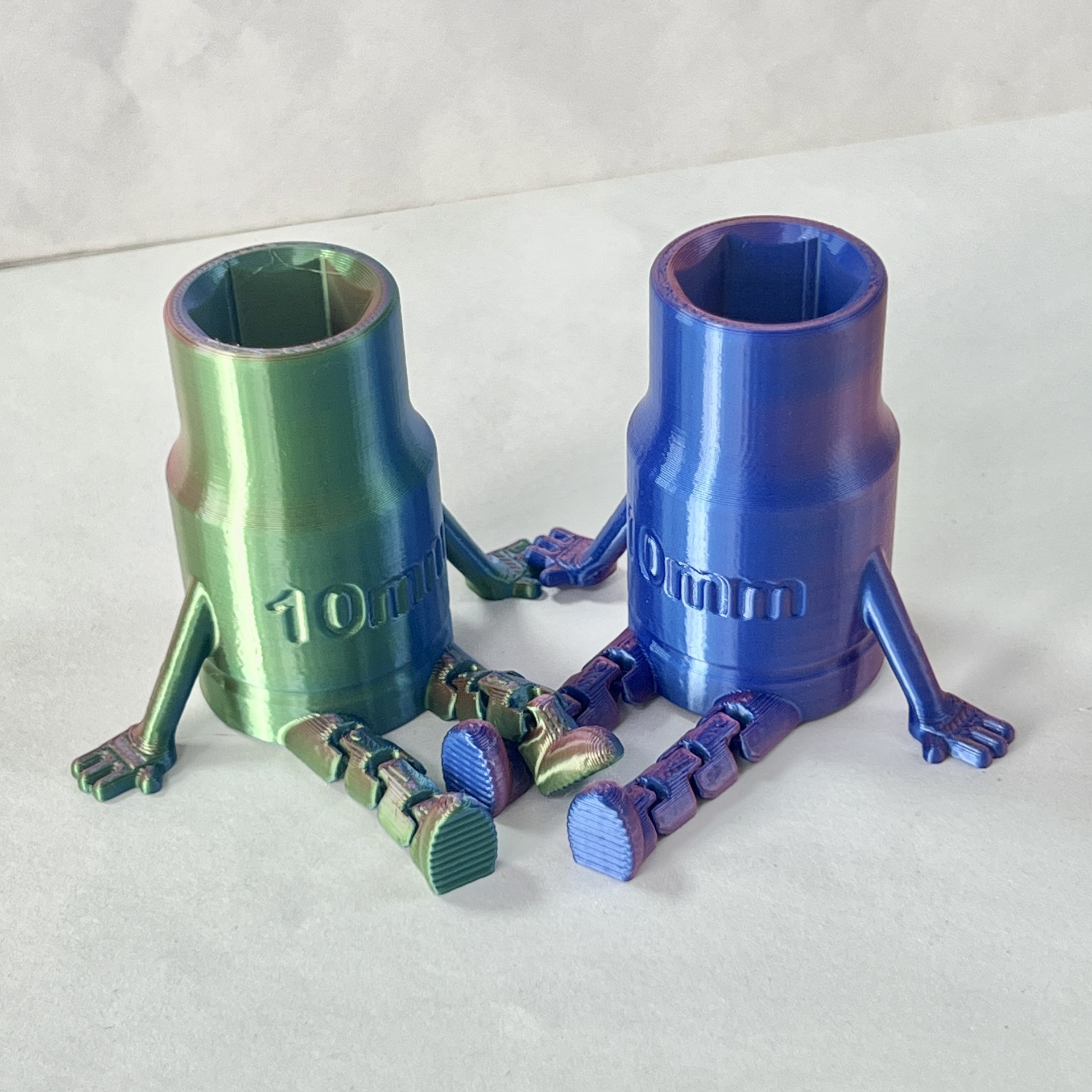10mm Socket 3D Printed Articulated