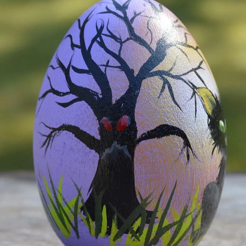 Wooden Easter Egg