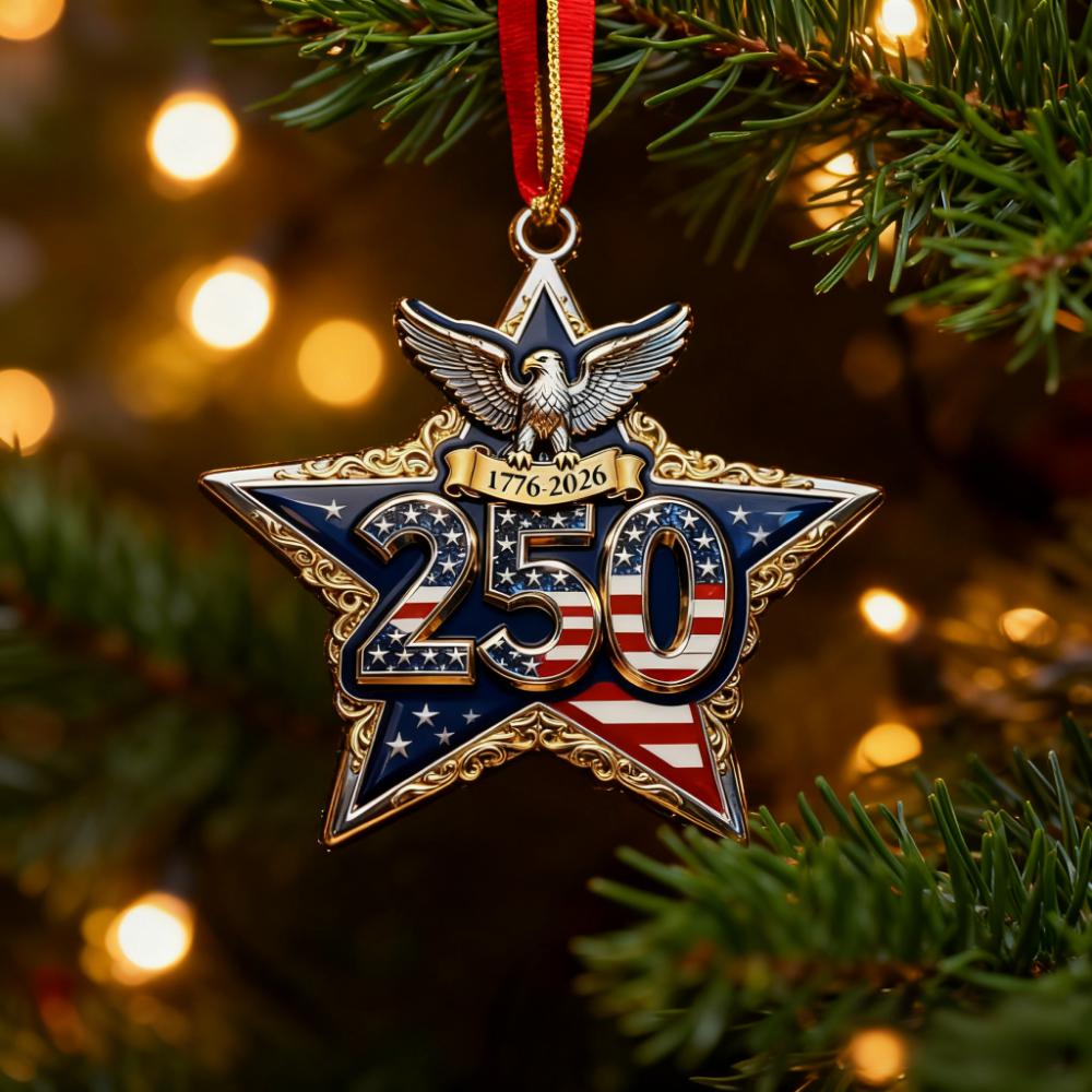 America 250th Anniversary Ornament