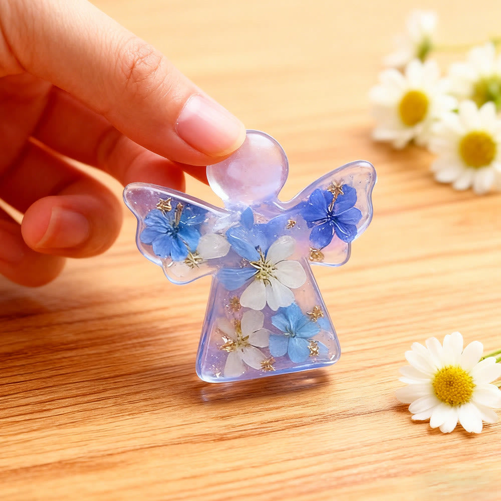 Angel & Cross Pray Ornament (With Card): Tender Devotion for Quiet Moments