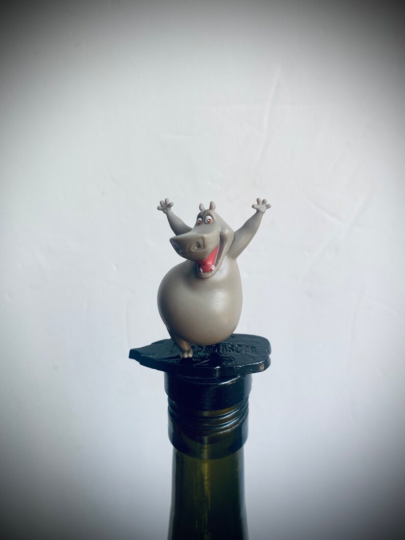 Fun Cartoon Hippo Bottle Stopper