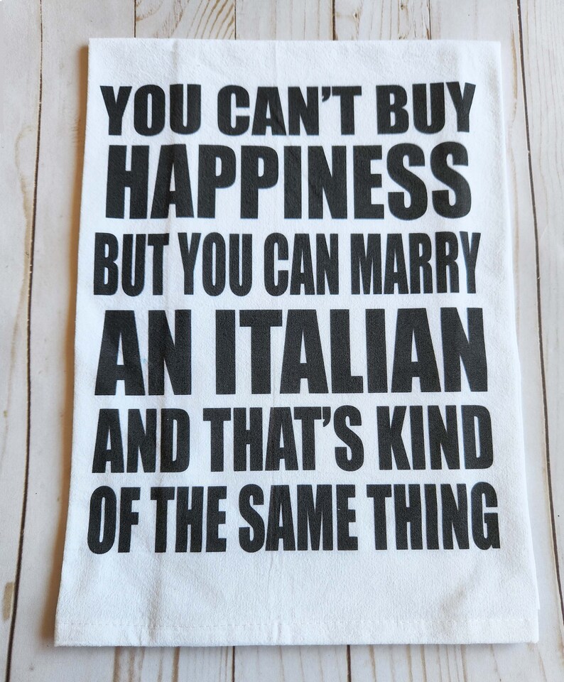 Funny Champagne Friend kitchen towel