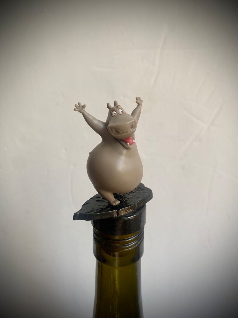 Fun Cartoon Hippo Bottle Stopper