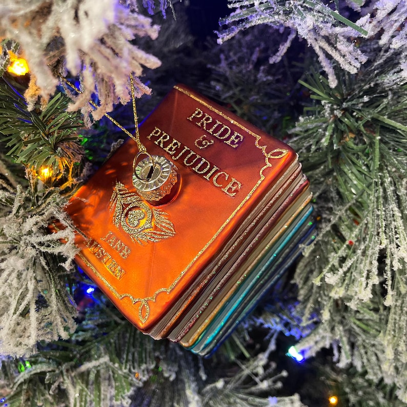 Jane Austen Christmas Tree Ornament