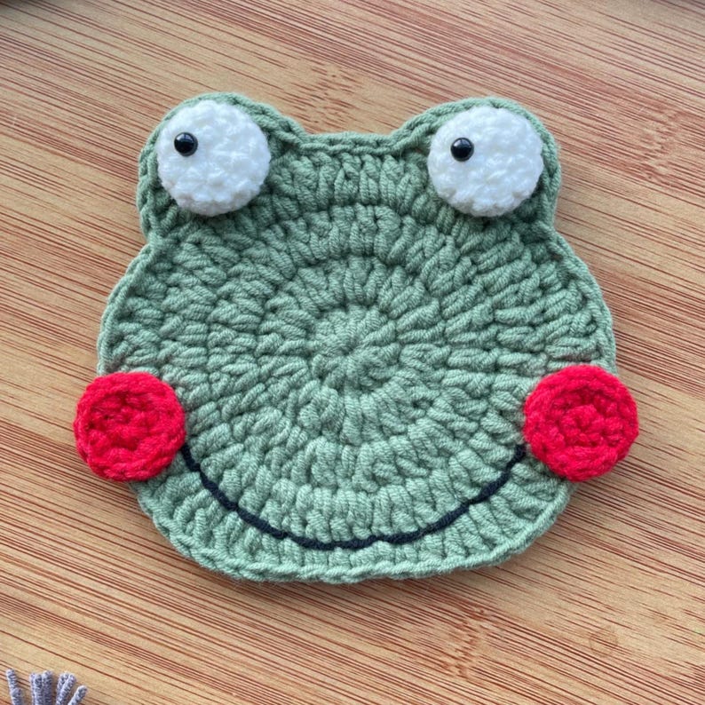 Handmade Crochet Animal Drink Coaster 