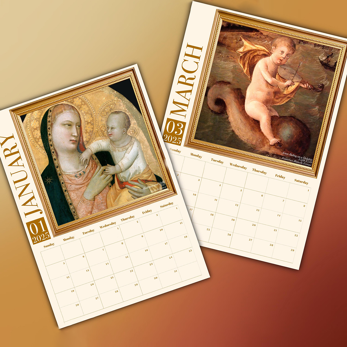 WEIRD RENAISSANCE BABIES CALENDAR 2025