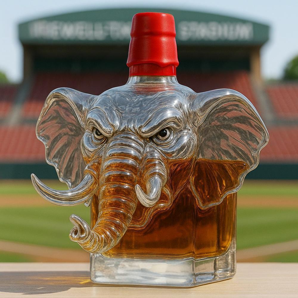 University of Alabama Crown Royal Whiskey Bottle