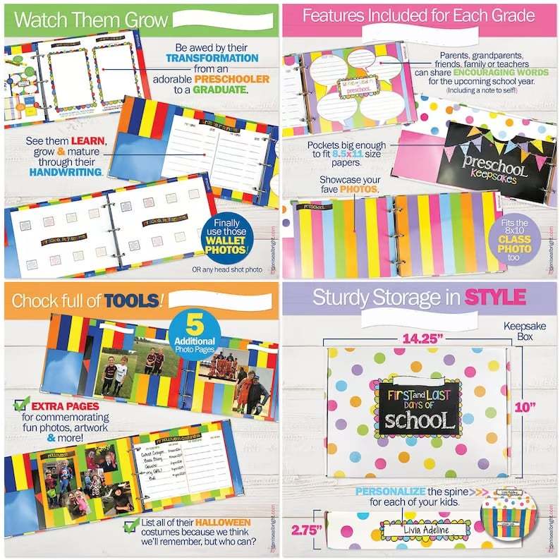📚Easiest School Days Memory Album