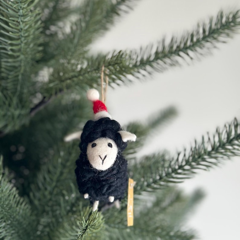 Felt Mini Sheep Ornament