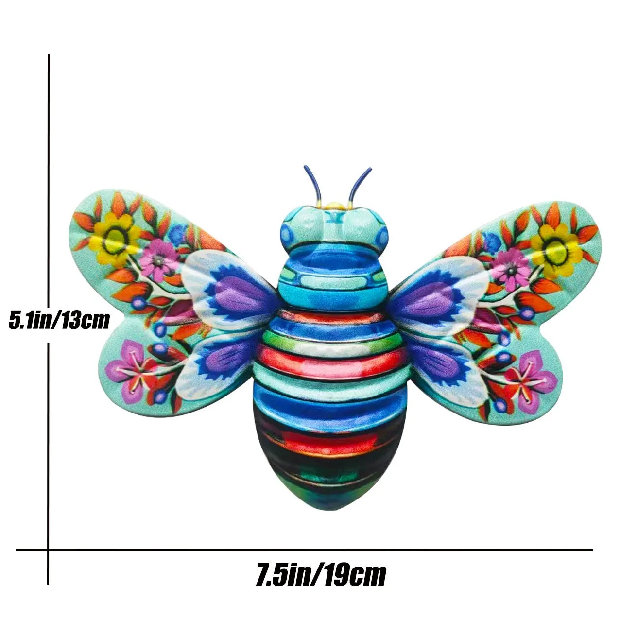 🐝Iron Bee Art Sculpture Hanging Wall Decorations for Garden