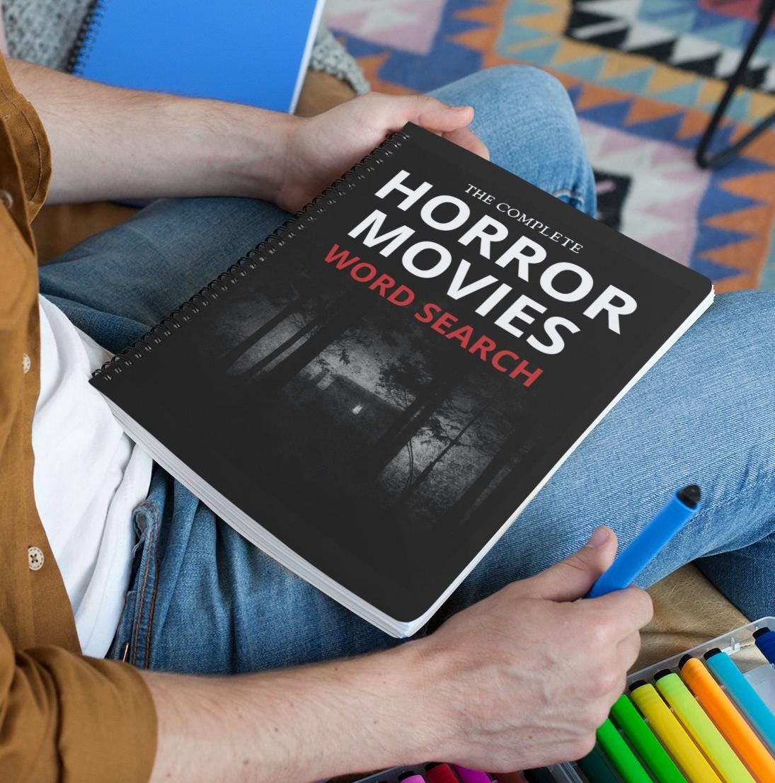 Horror Movies Word Search - Horror Movie Lover Gifts