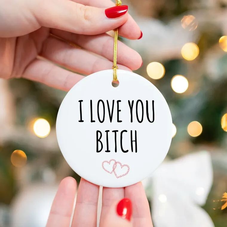 💕True Friends Are Nerver Apart, Christmas Hanging Ornament🎅