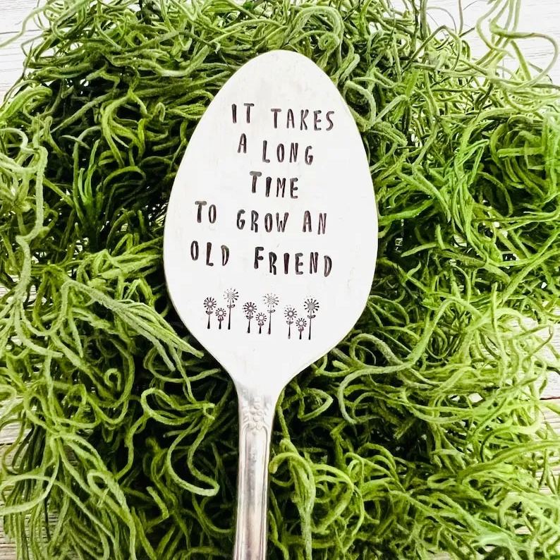 Spoon Shaped Plant Marker Gift